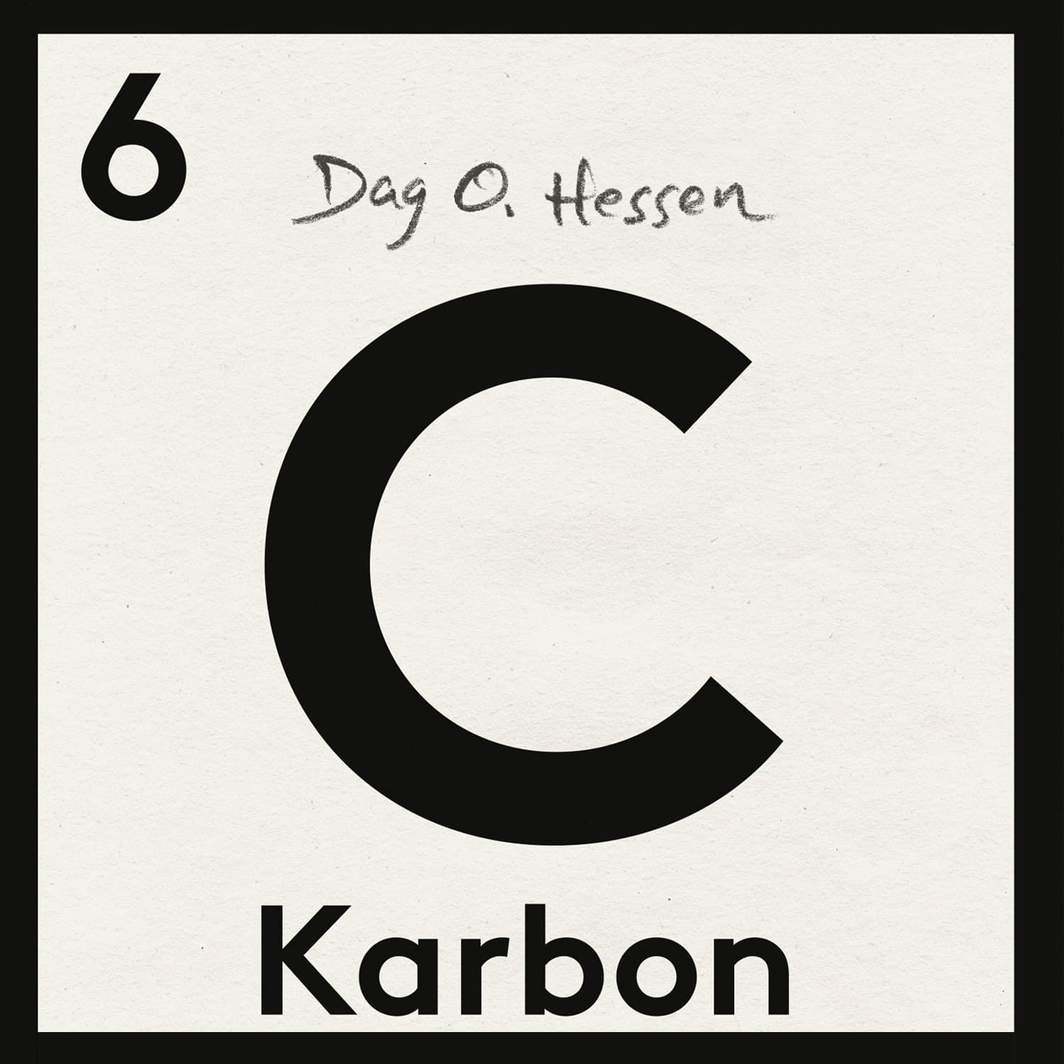 Omslag C - Karbon. En uautorisert biografi av Dag O. Hessen (Lydbok)