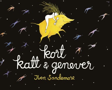 Omslag av "Kort, katt og genever"