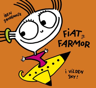 Omslag av "Fiat og Farmor i vilden sky"