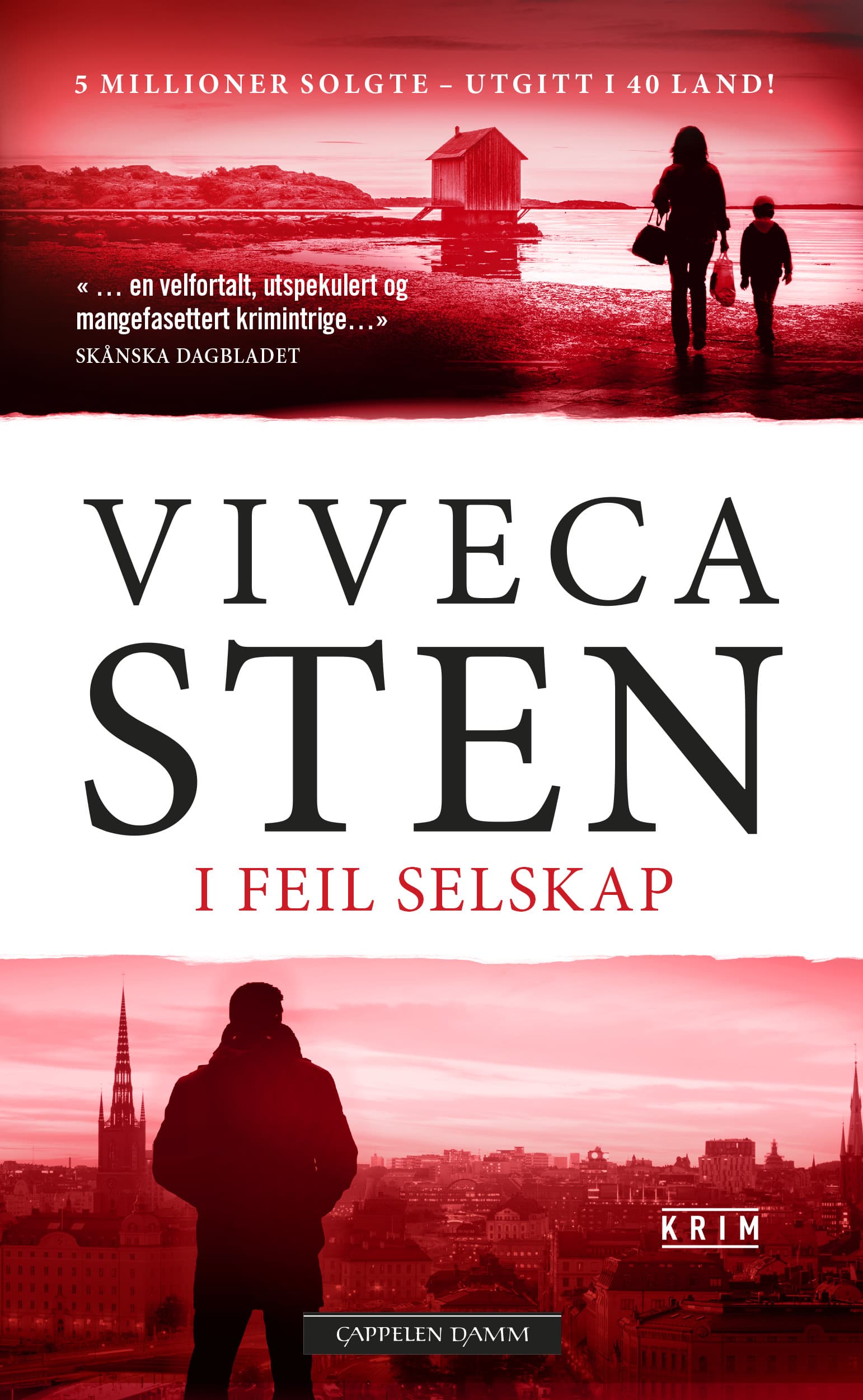 Omslag I feil selskap av Viveca Sten (Ebok)