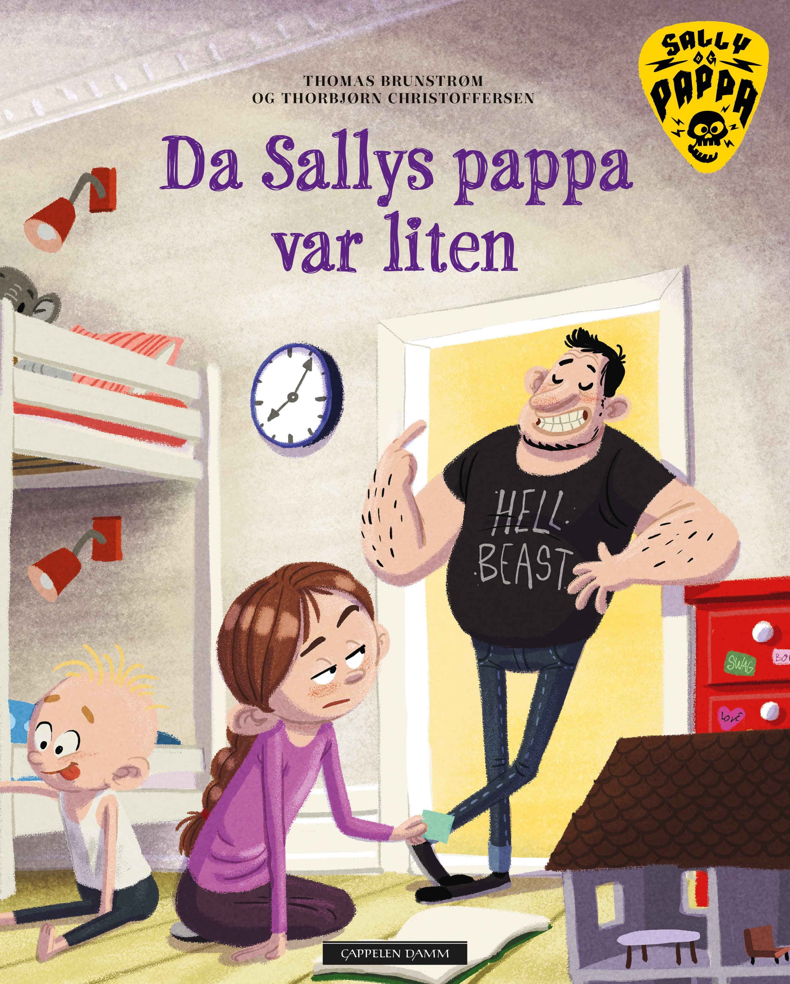 Omslag Da Sallys pappa var liten av Thomas Brunstrøm (Ebok)