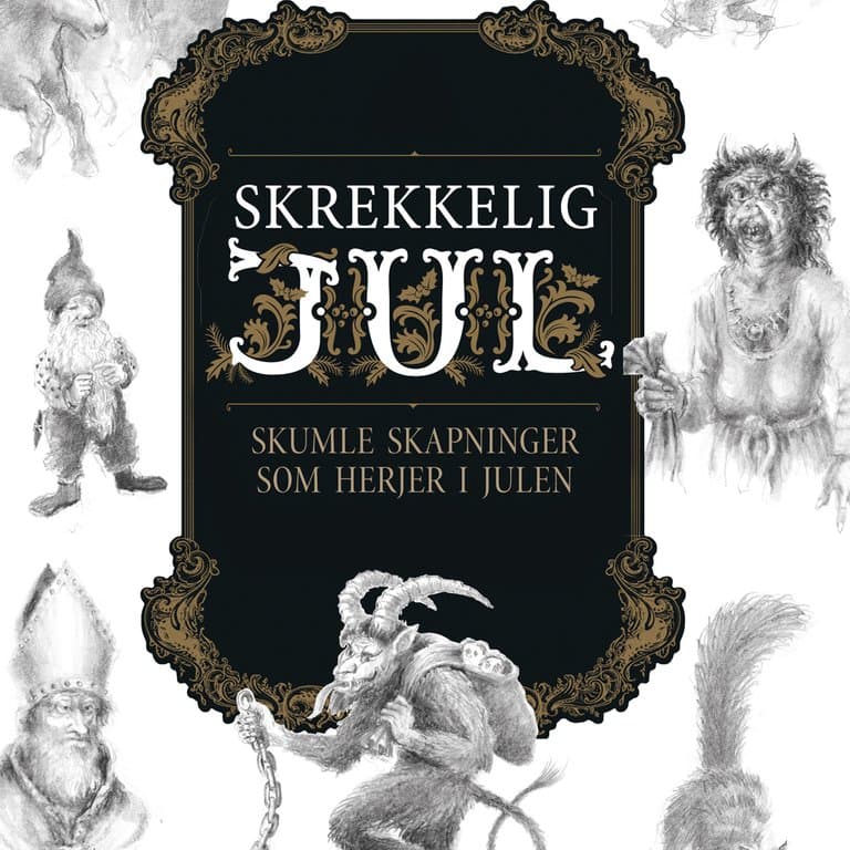 Omslag Skrekkelig jul av Sveinung Lutro (Lydbok)