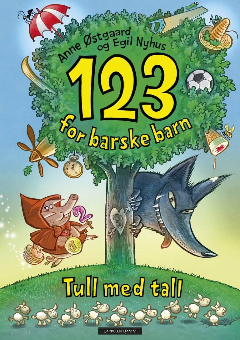 Omslag 123 for barske barn av Anne Østgaard (Innbundet)