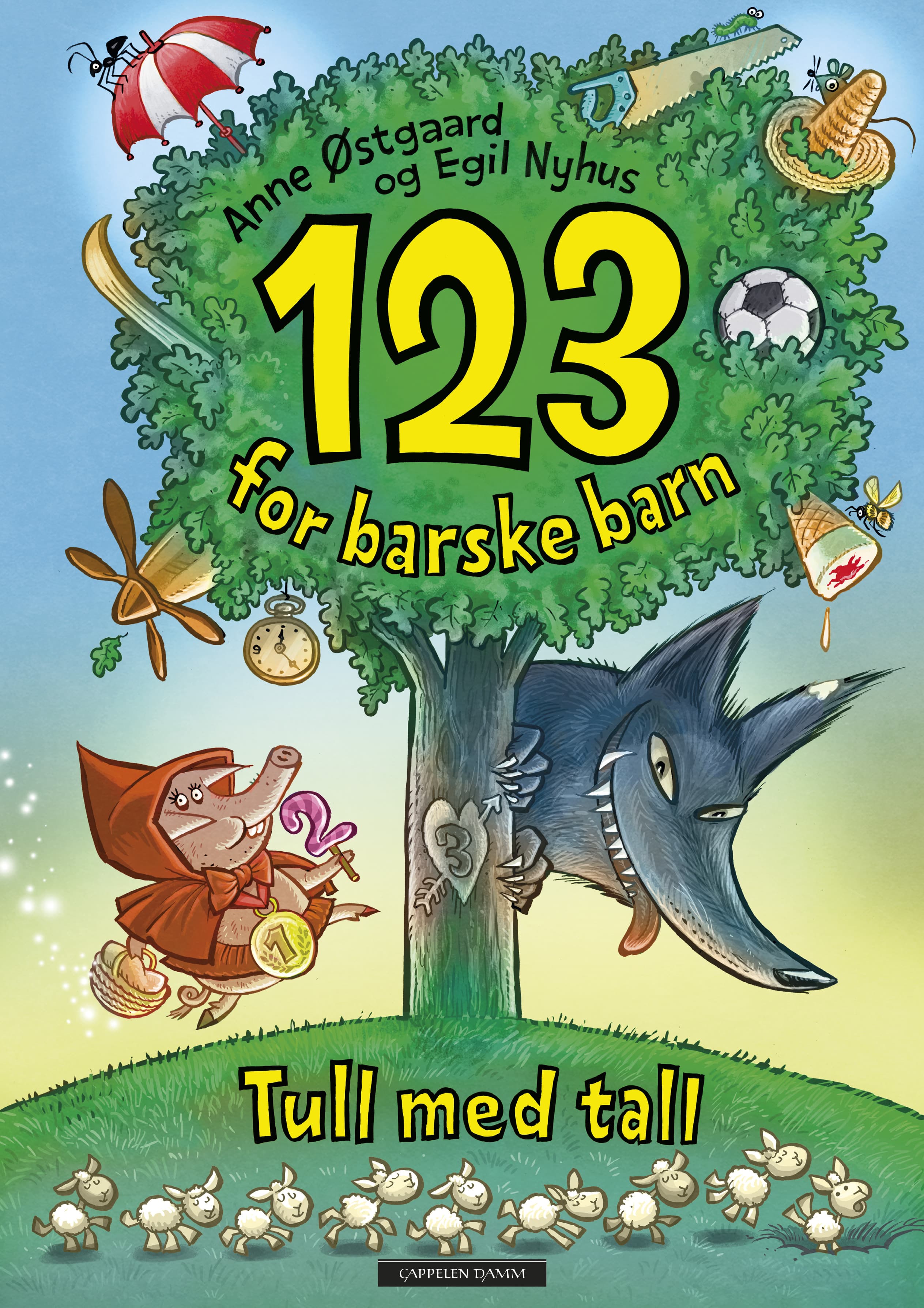 Omslag 123 for barske barn av Anne Østgaard (Innbundet)