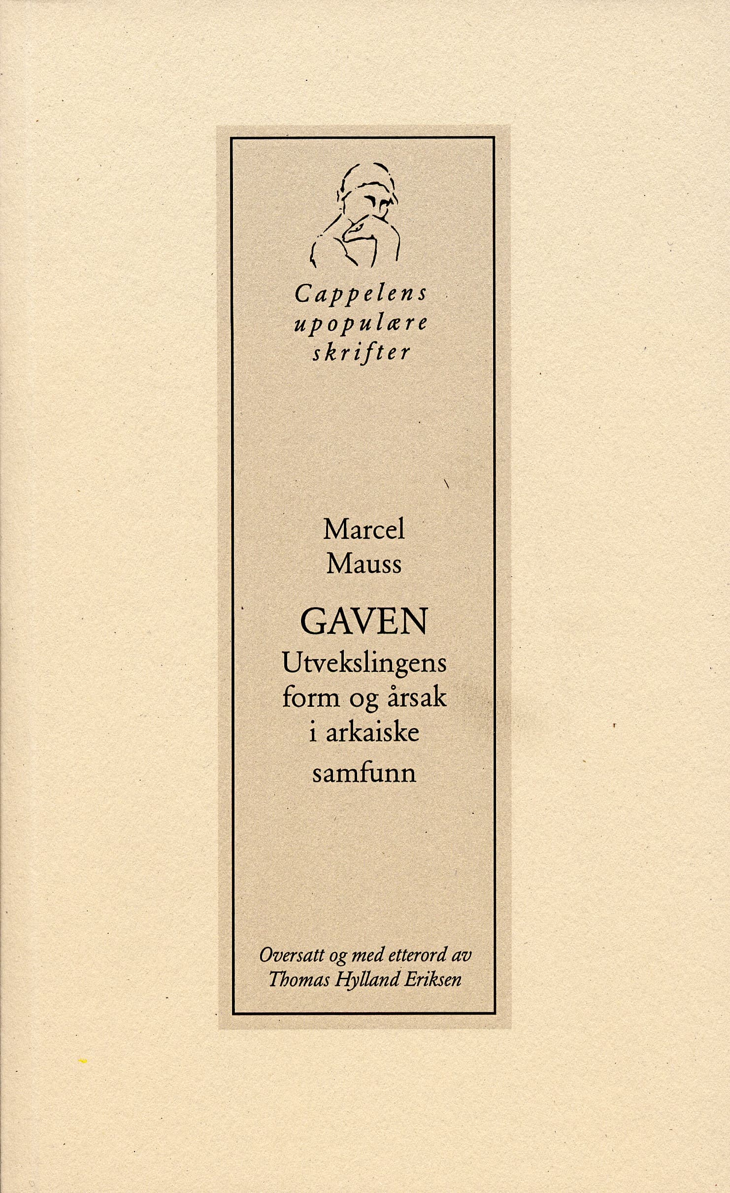 Omslag Gaven av Marcel Mauss (Heftet)