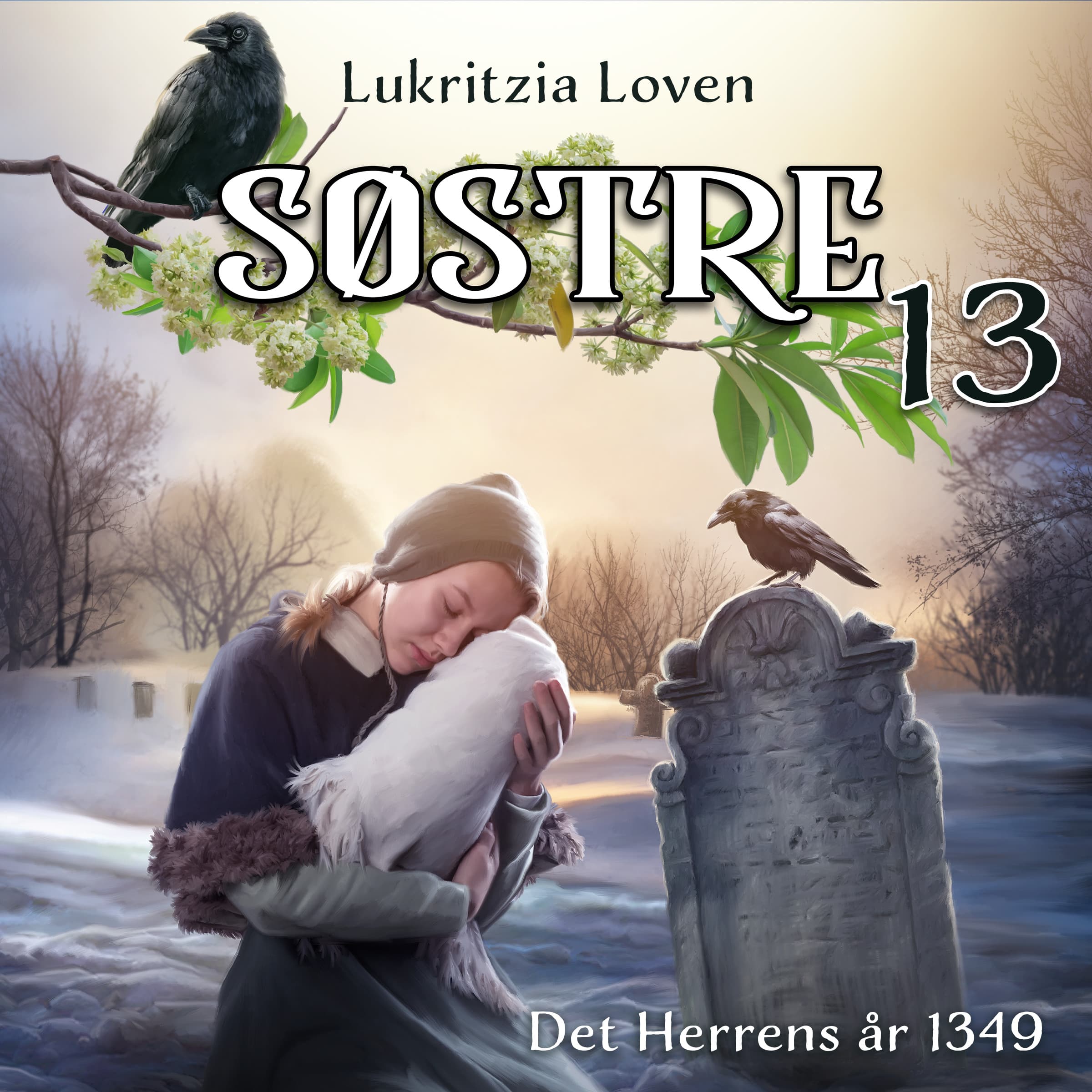 Omslag Det Herrens år 1349 av Lukritzia Loven (Lydbok)