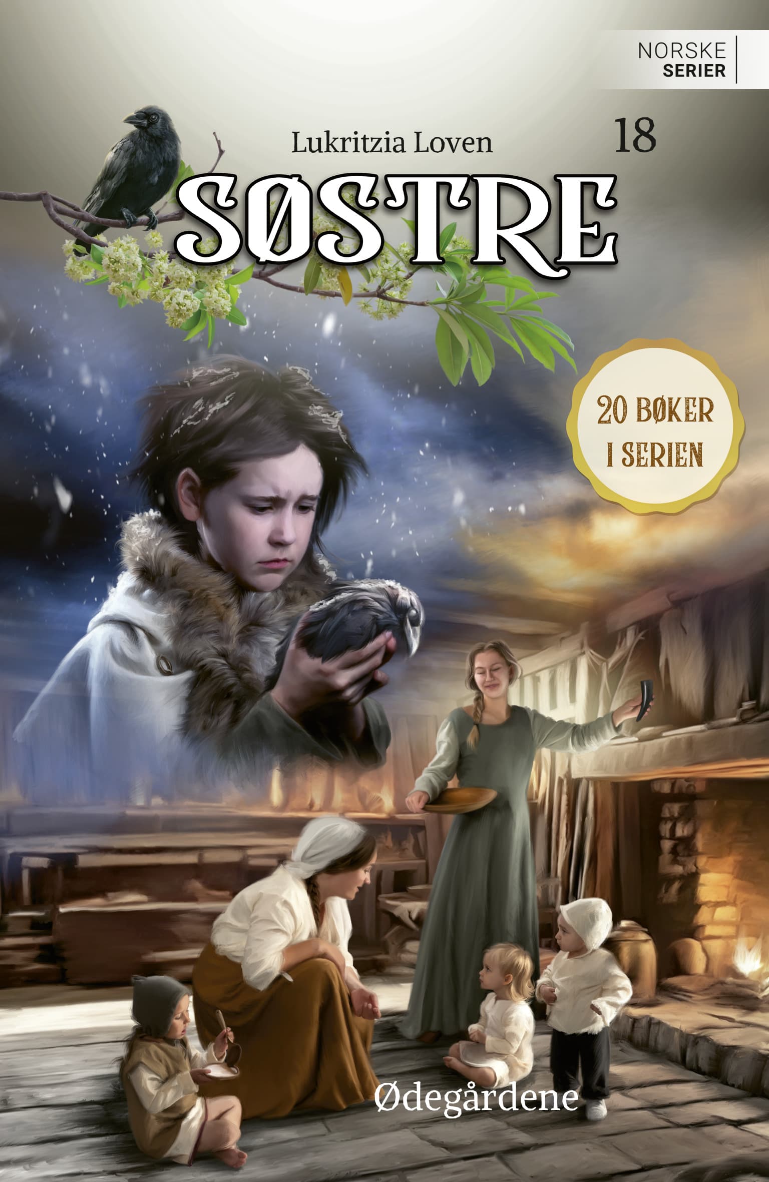 Omslag Ødegårdene av Lukritzia Loven (Ebok)