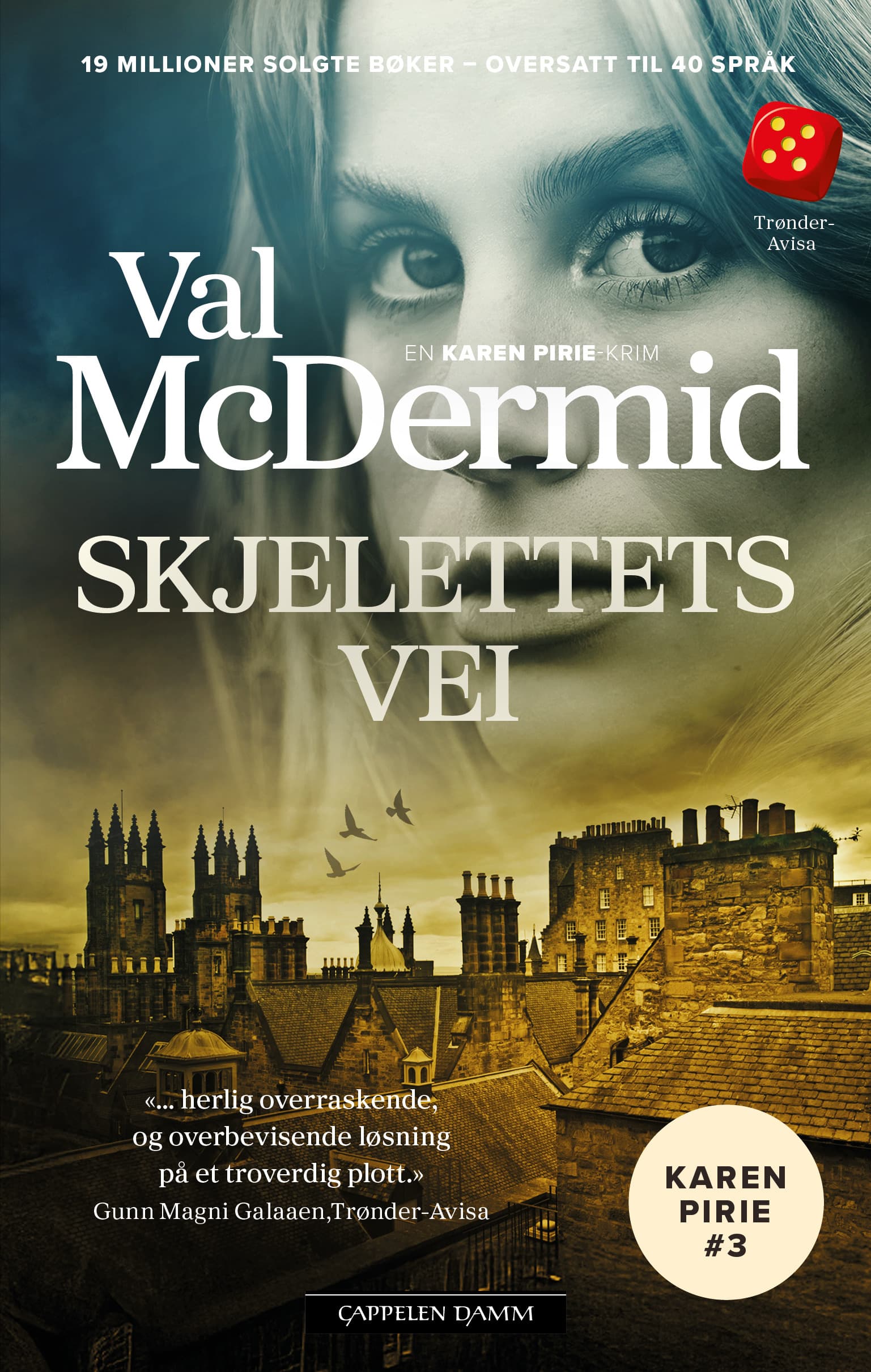 Omslag Skjelettets vei av Val McDermid (Heftet)