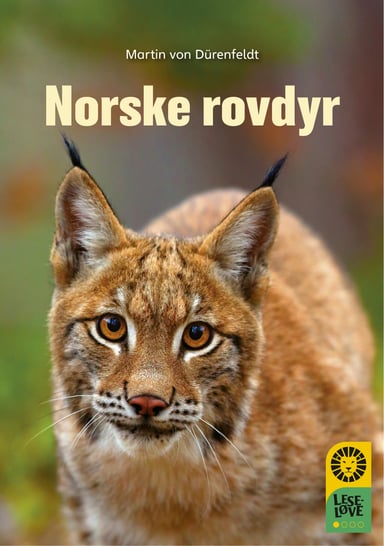 Omslag av "Leseløve nivå 1 - Norske rovdyr"