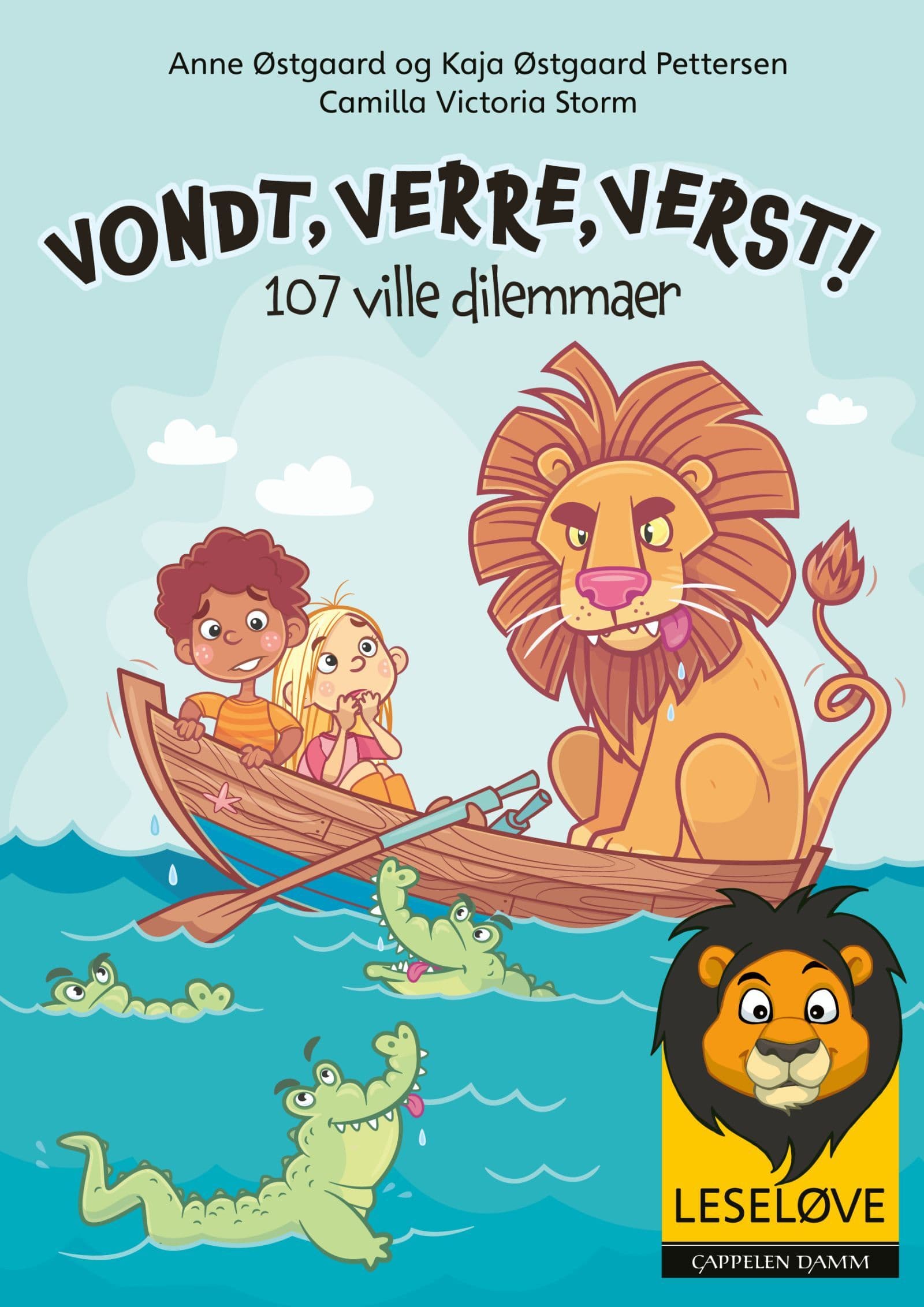 Omslag Leseløve - Vondt, verre, verst? av Anne Østgaard og Kaja Østgaard Pettersen (Ebok)