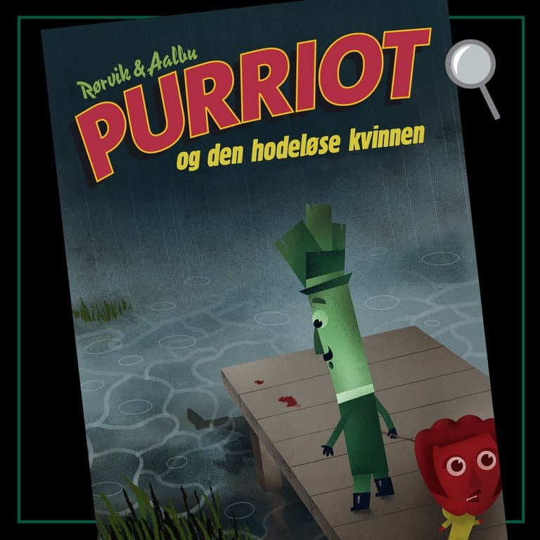 Omslag Purriot og den hodeløse kvinnen av Bjørn F. Rørvik (Lydbok)