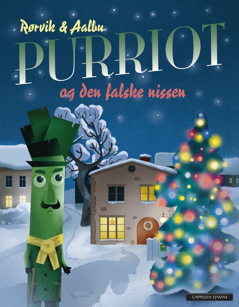 Omslag Purriot og den falske nissen av Bjørn F. Rørvik og Ragnar Aalbu (Innbundet)