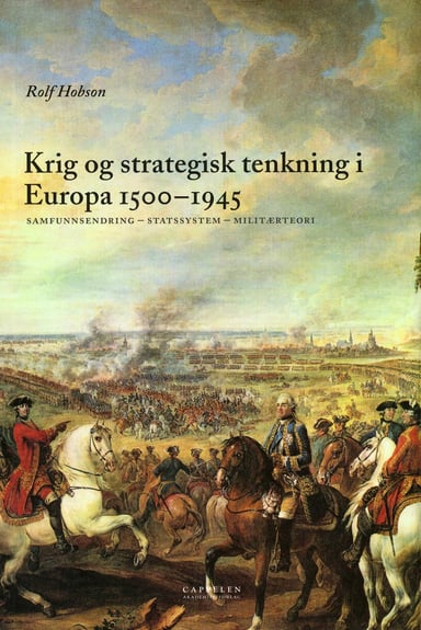 Omslag av "Krig og strategisk tenkning i Europa 1500-1945"