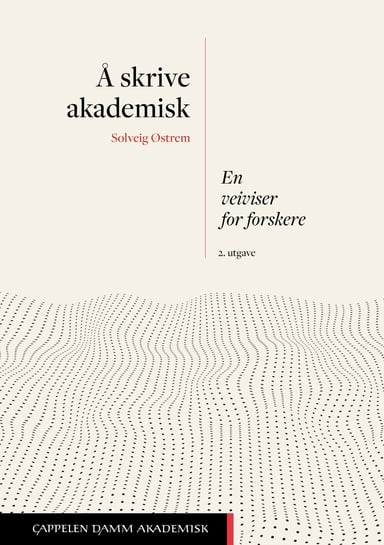 Omslag av "Å skrive akademisk"