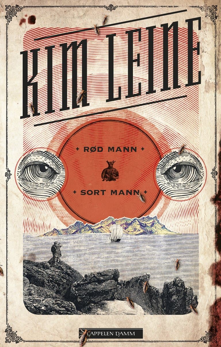 Omslag Rød mann/Sort mann av Kim Leine (Innbundet)