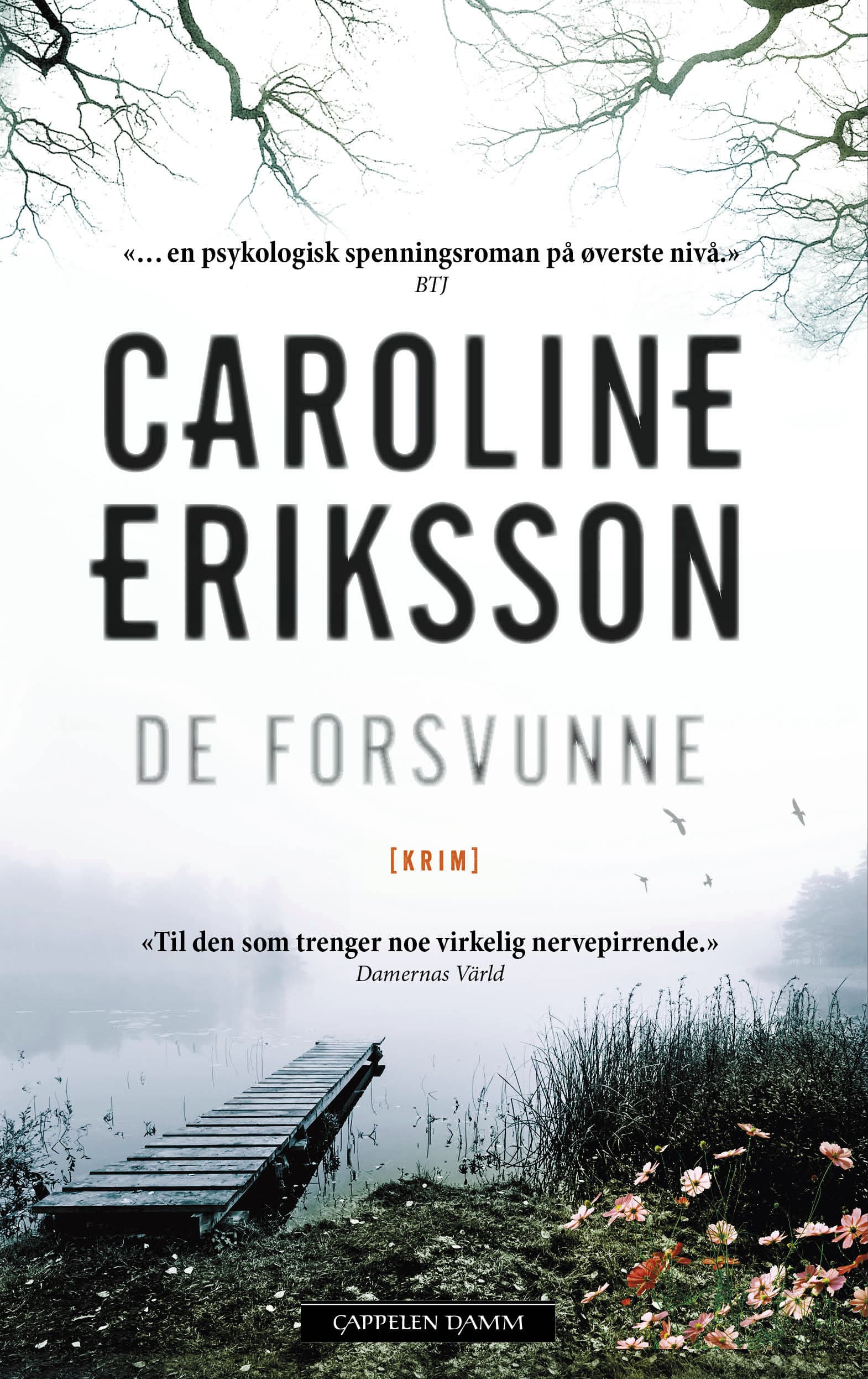 Omslag De forsvunne av Caroline Eriksson (Innbundet)