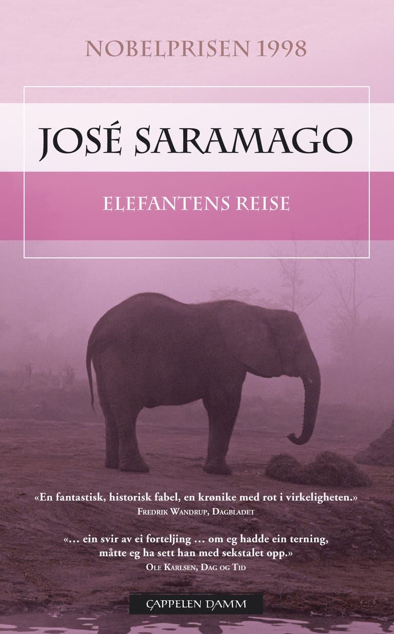 Omslag Elefantens reise av José Saramago (Ebok)