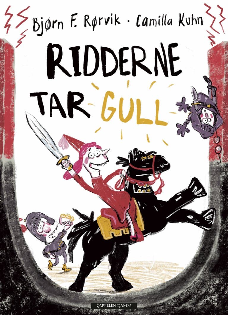 Omslag Ridderne tar gull av Bjørn F. Rørvik og Camilla Kuhn (Ebok)