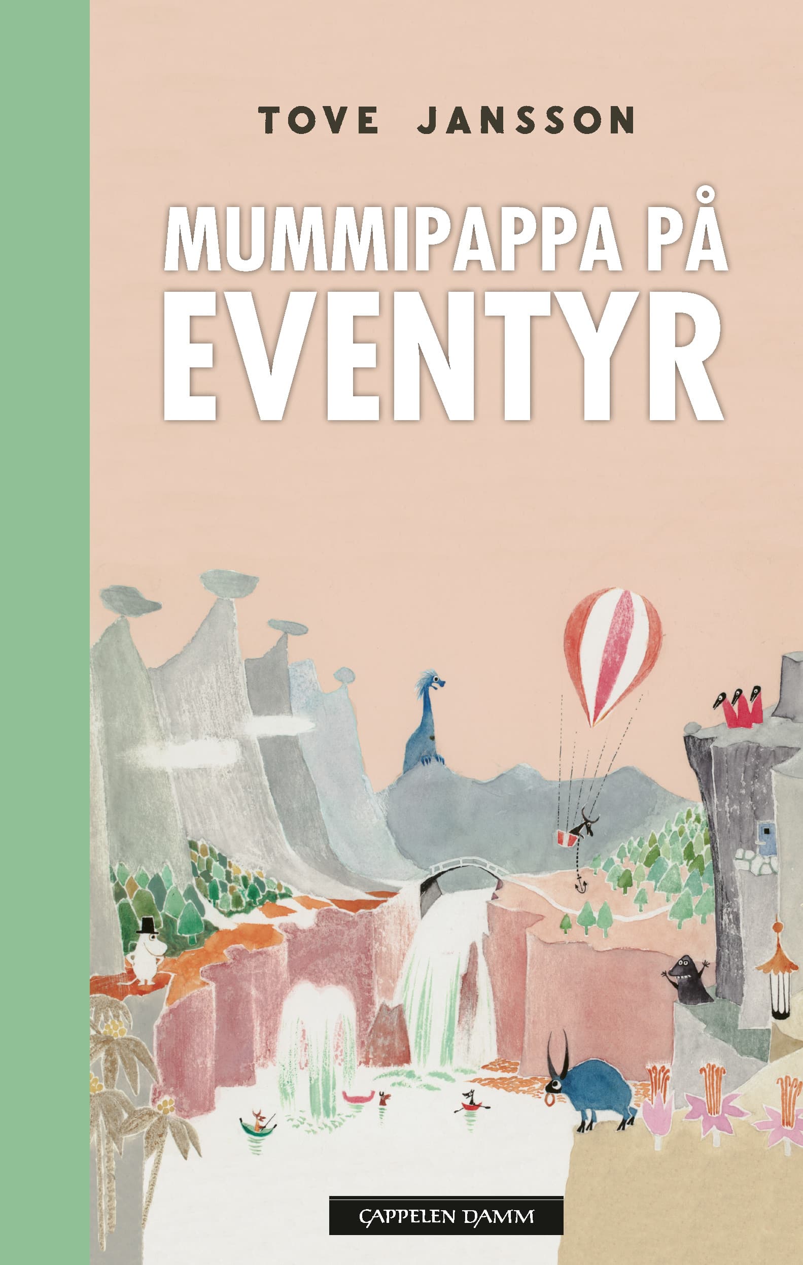 Omslag Mummipappa på eventyr av Tove Jansson (Innbundet)