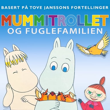 Omslag av "Mummitrollet og fuglefamilien"