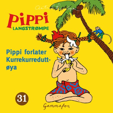 Omslag av "Pippi forlater Kurrekurreduttøya"