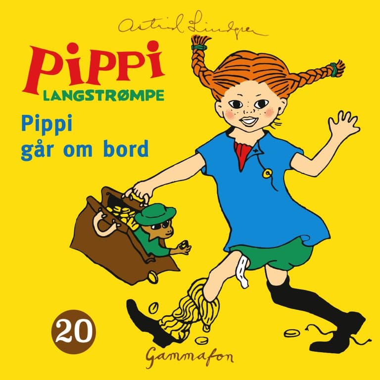 Omslag Pippi går om bord av Astrid Lindgren (Lydbok)