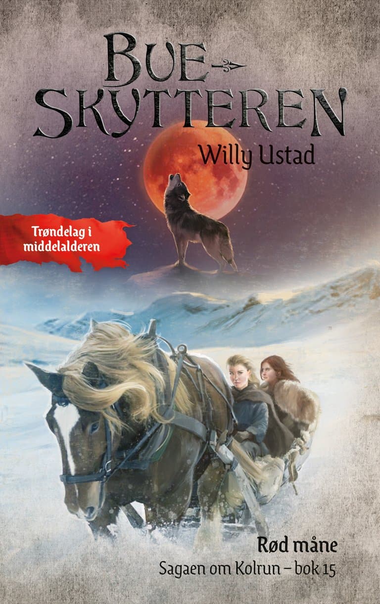 Omslag Rød måne av Willy Ustad (Heftet)