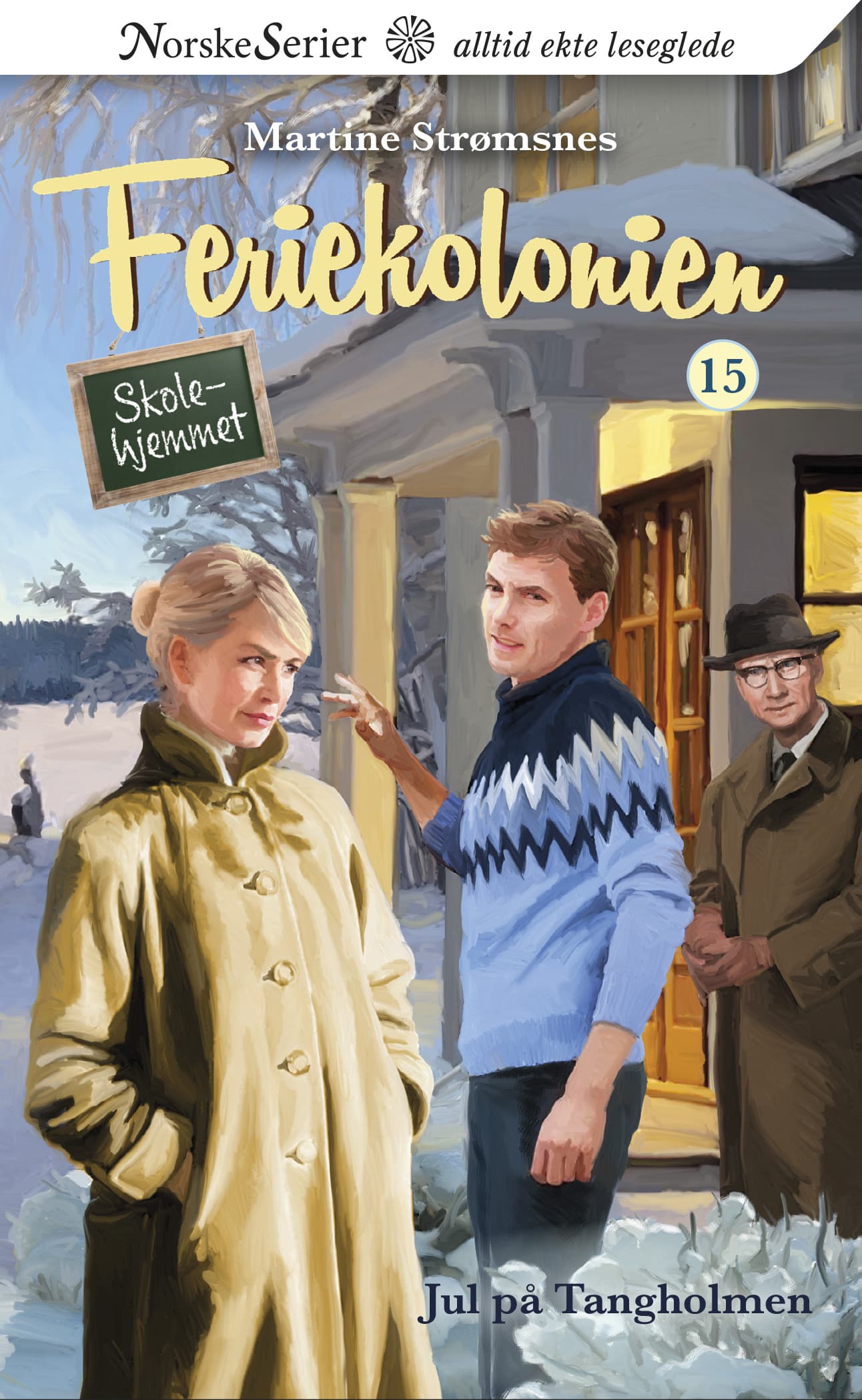 Omslag Jul på Tangholmen av Martine Strømsnes (Heftet)