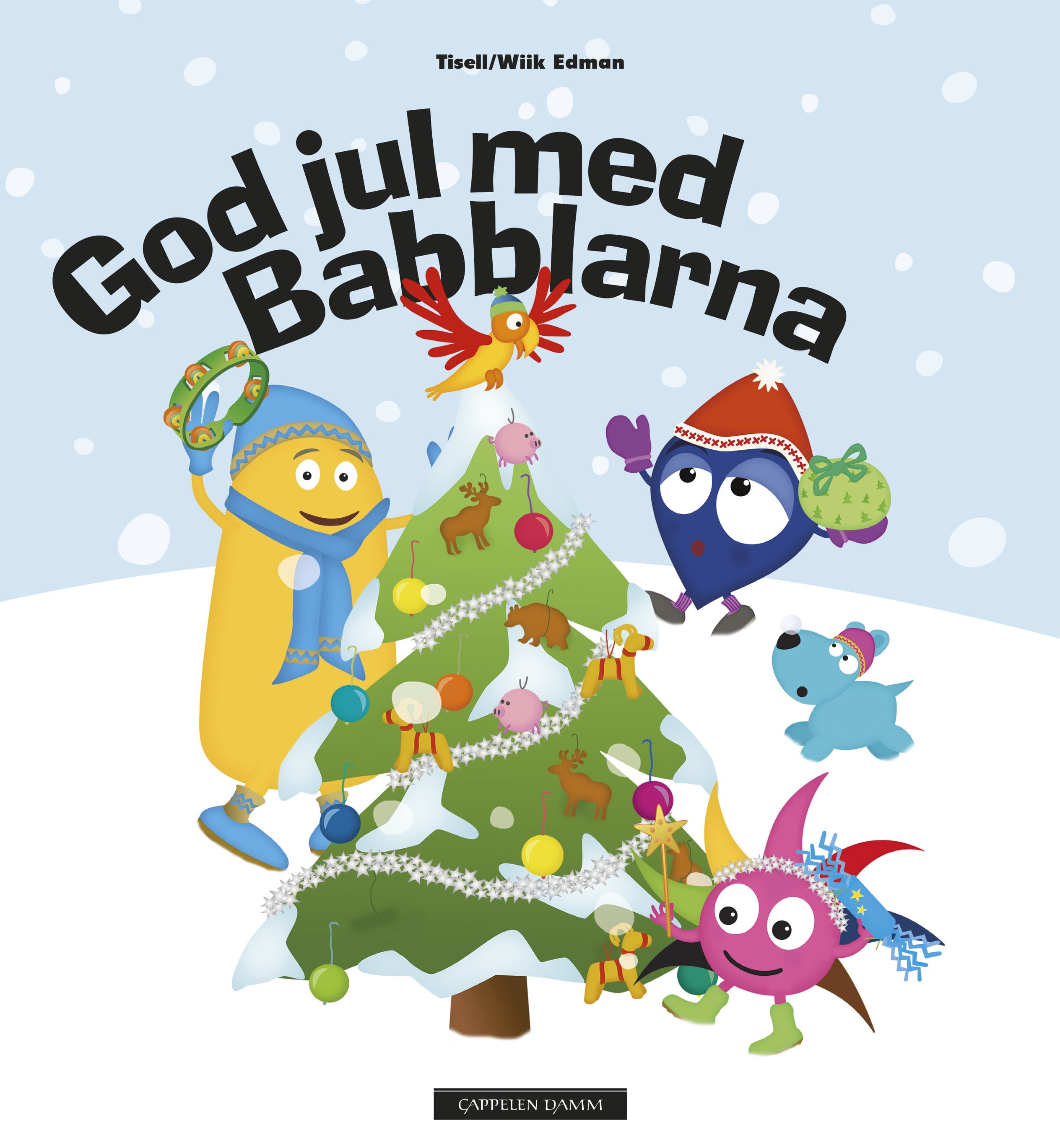 Omslag God jul med Babblarna av Anneli Tisell (Ebok)