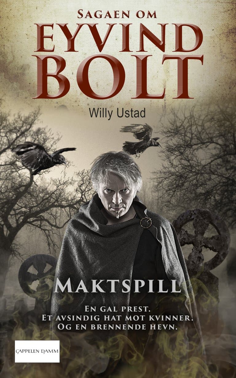 Omslag Maktspill av Willy Ustad (Ebok)