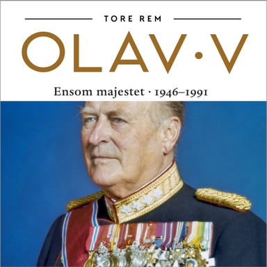 Omslag av "Olav V. Ensom majestet 1946-1991"