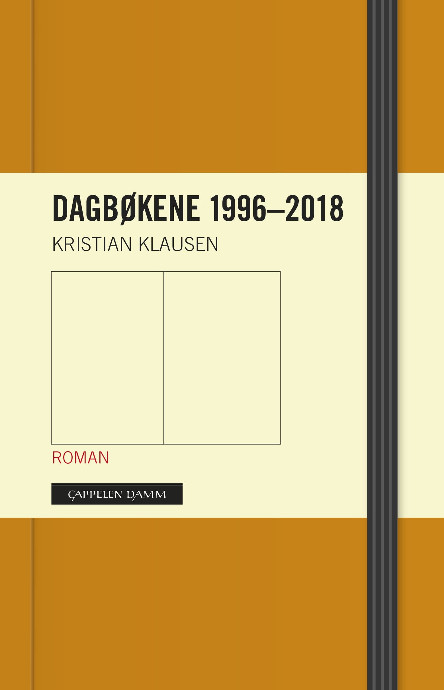 Omslag Dagbøkene 1996-2018 av Kristian Klausen (Ebok)