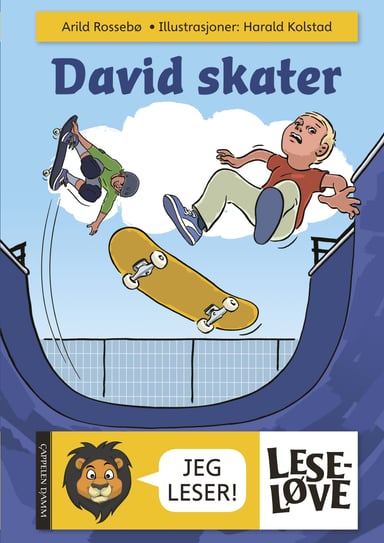 Omslag av "Leseløve - David skater"