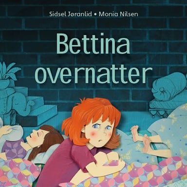 Omslag av "Bettina overnatter"