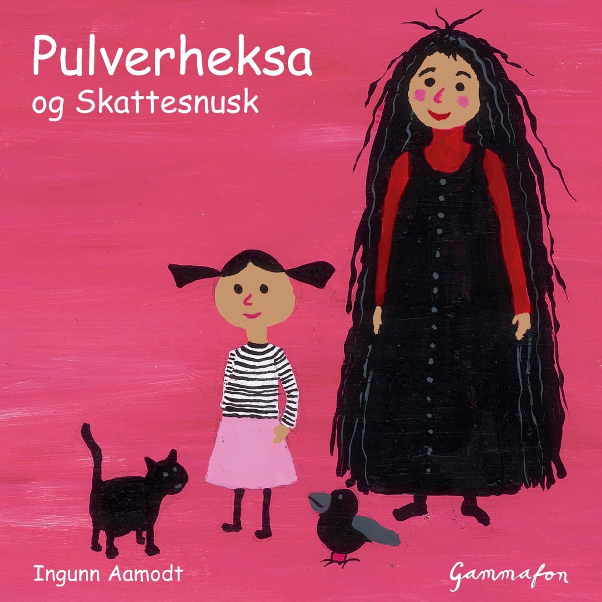 Omslag Pulverheksa og Skattesnusk av Ingunn Aamodt (Lydbok)