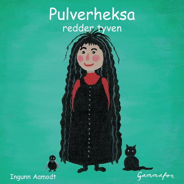 Omslag Pulverheksa redder tyven av Ingunn Aamodt (Lydbok)
