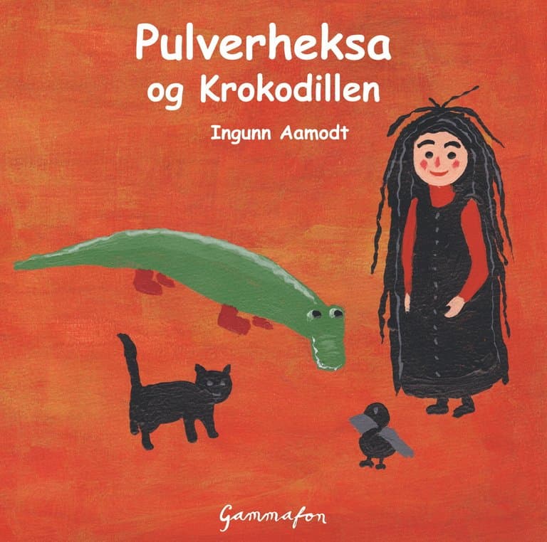 Omslag Pulverheksa og Krokodillen av Ingunn Aamodt (Lydbok)