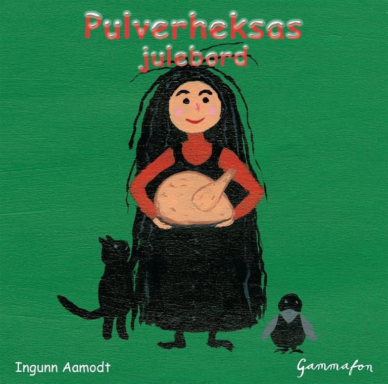 Omslag Pulverheksas julebord av Ingunn Aamodt (Lydbok)