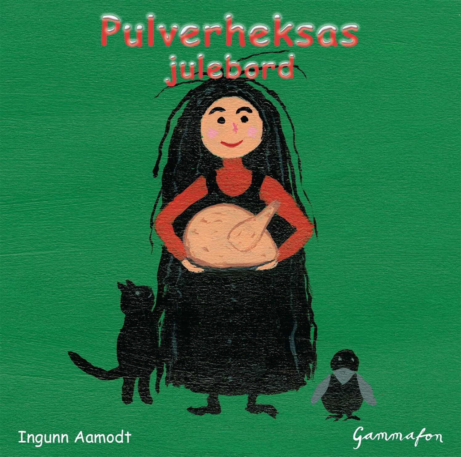 Omslag Pulverheksas julebord av Ingunn Aamodt (Lydbok)