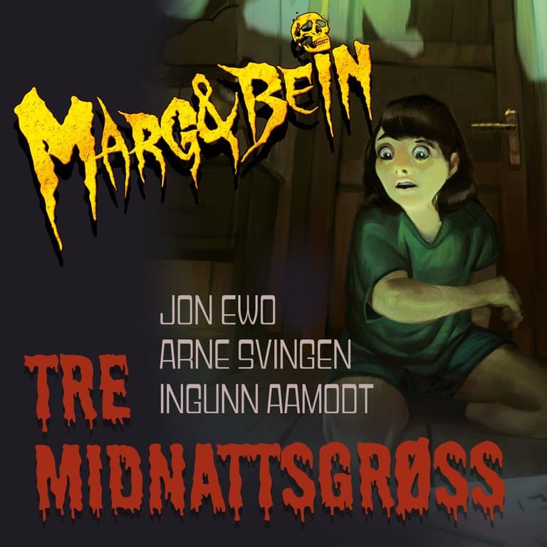 Omslag Tre midnattsgrøss av Arne Svingen, Jon Ewo og Ingunn Aamodt (Lydbok)