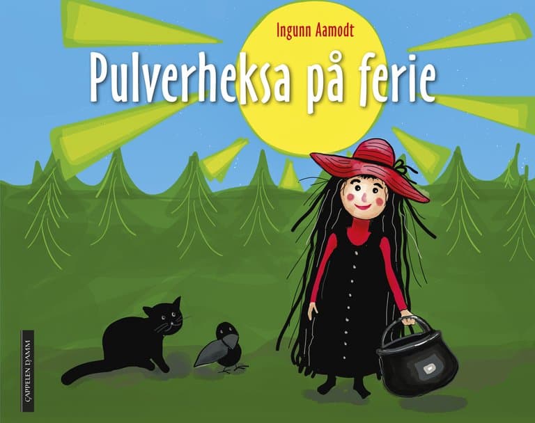 Omslag Pulverheksa på ferie av Aamodt, Ingunn (Innbundet)