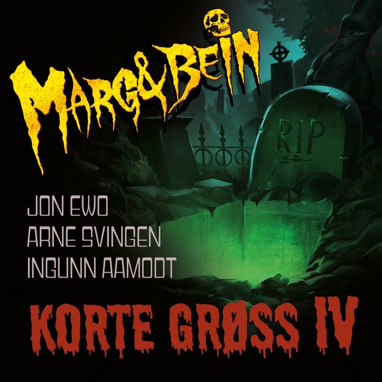 Omslag Korte grøss IV av Arne Svingen, Ingunn Aamodt og Jon Ewo (Lydbok)