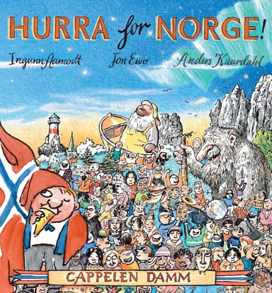 Omslag av "Hurra for Norge!"