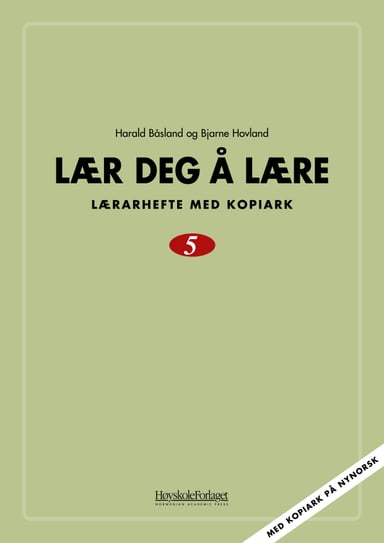 Omslag av "Lær deg å lære 5 nynorsk"