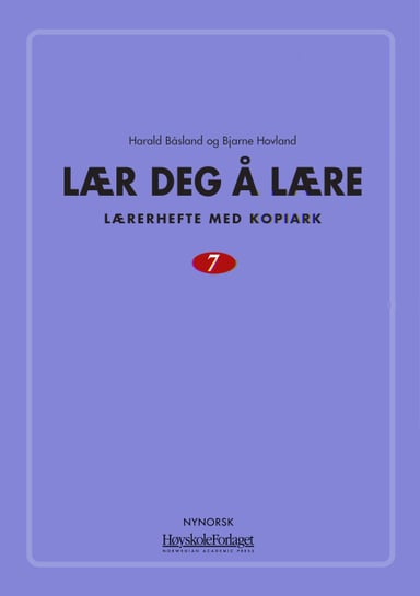 Omslag av "Lær deg å lære 7 nynorsk"