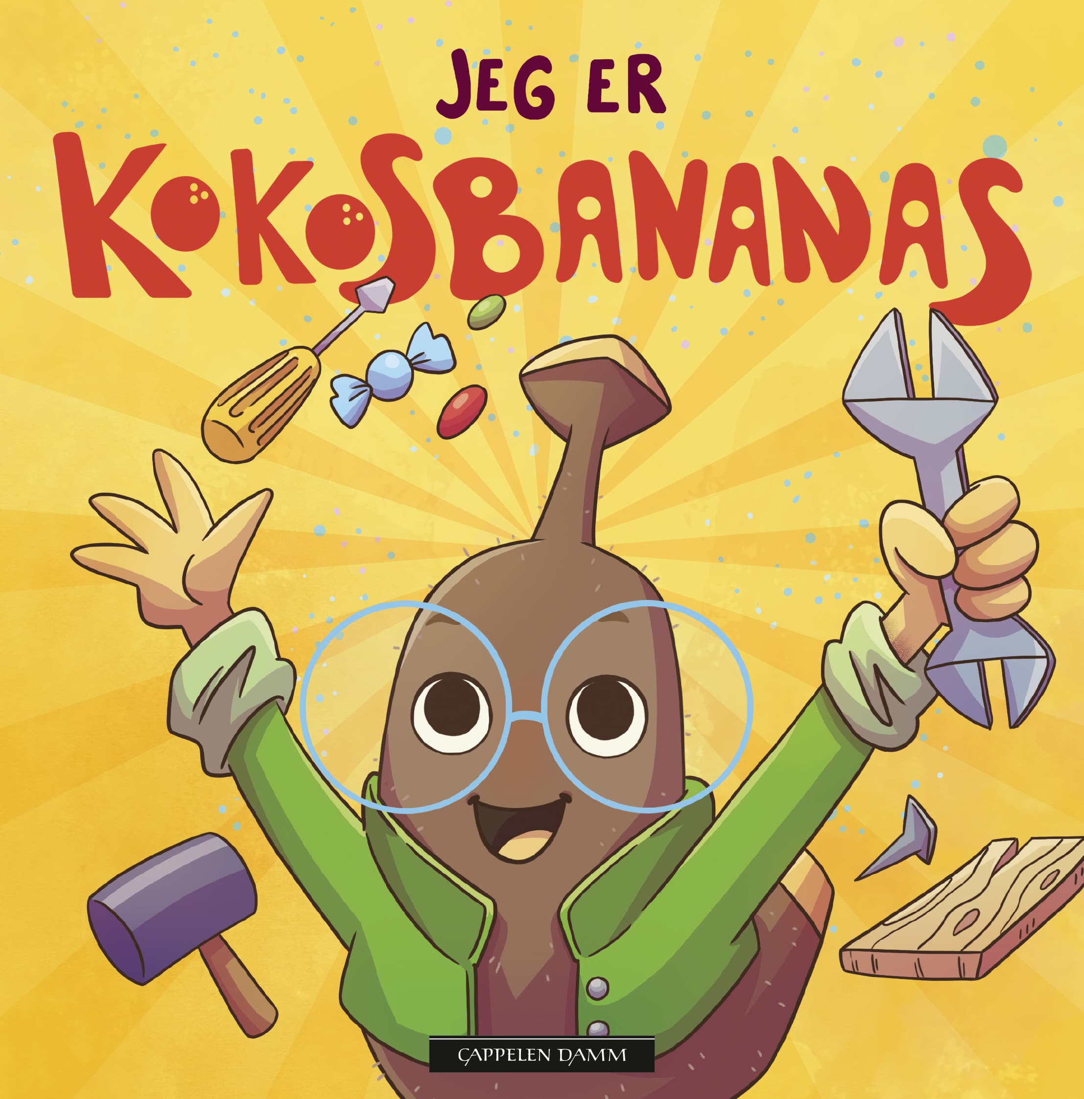 Omslag Jeg er Kokosbananas av Rolf Magne G. Andersen (Innbundet)