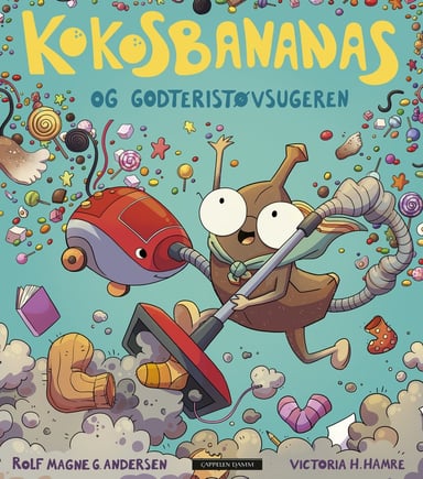 Omslag av "Kokosbananas og godteristøvsugeren"
