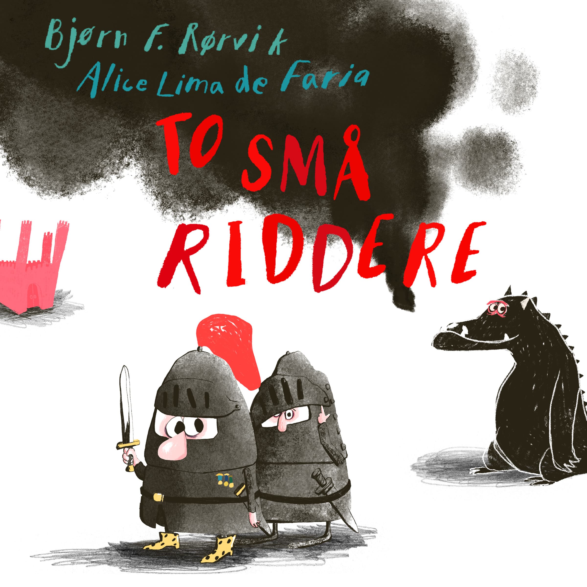 Omslag To små riddere av Bjørn F. Rørvik (Lydbok)