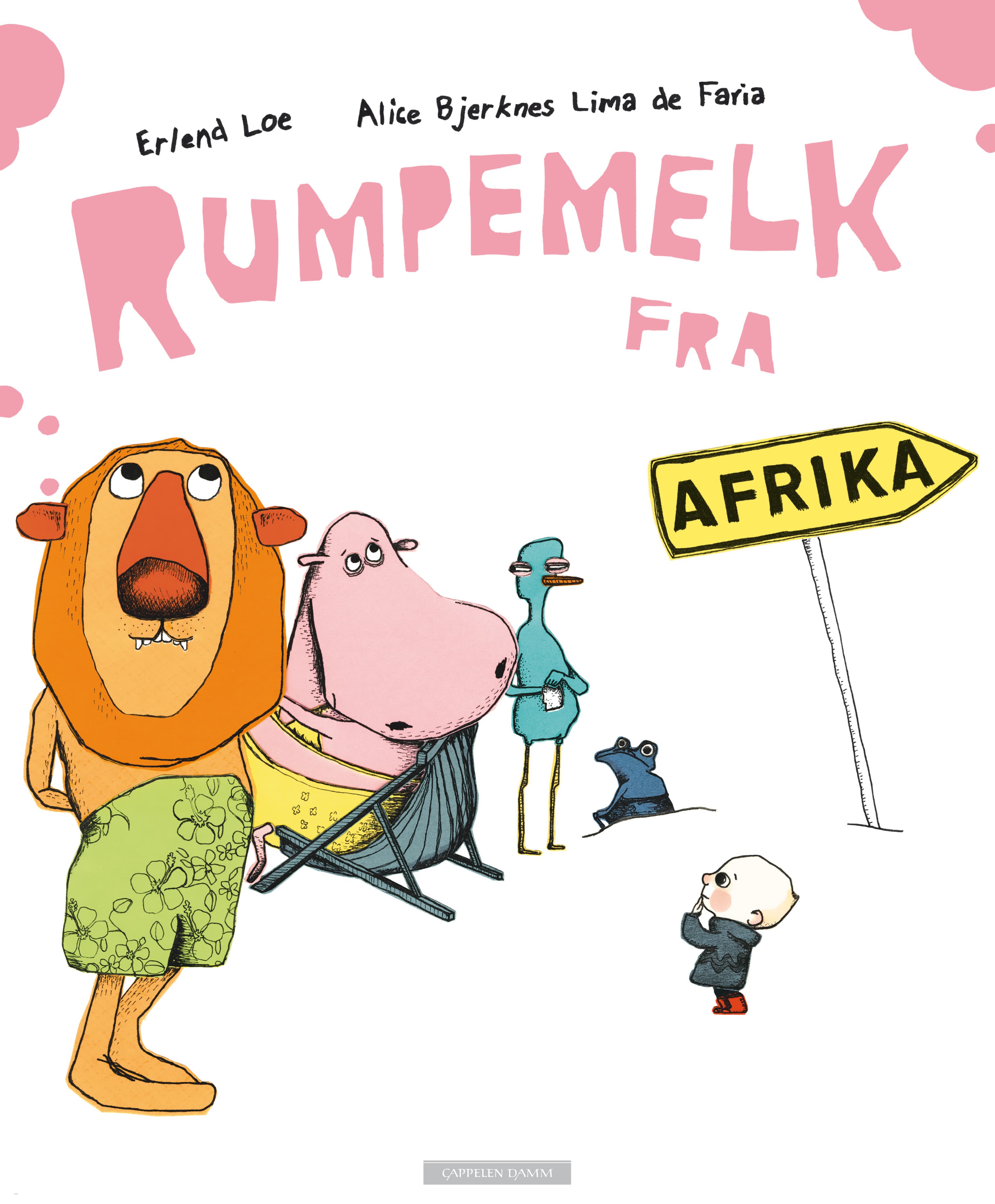 Omslag Rumpemelk fra Afrika av Erlend Loe og Alice Bjerknes Lima De Faria (Ebok)