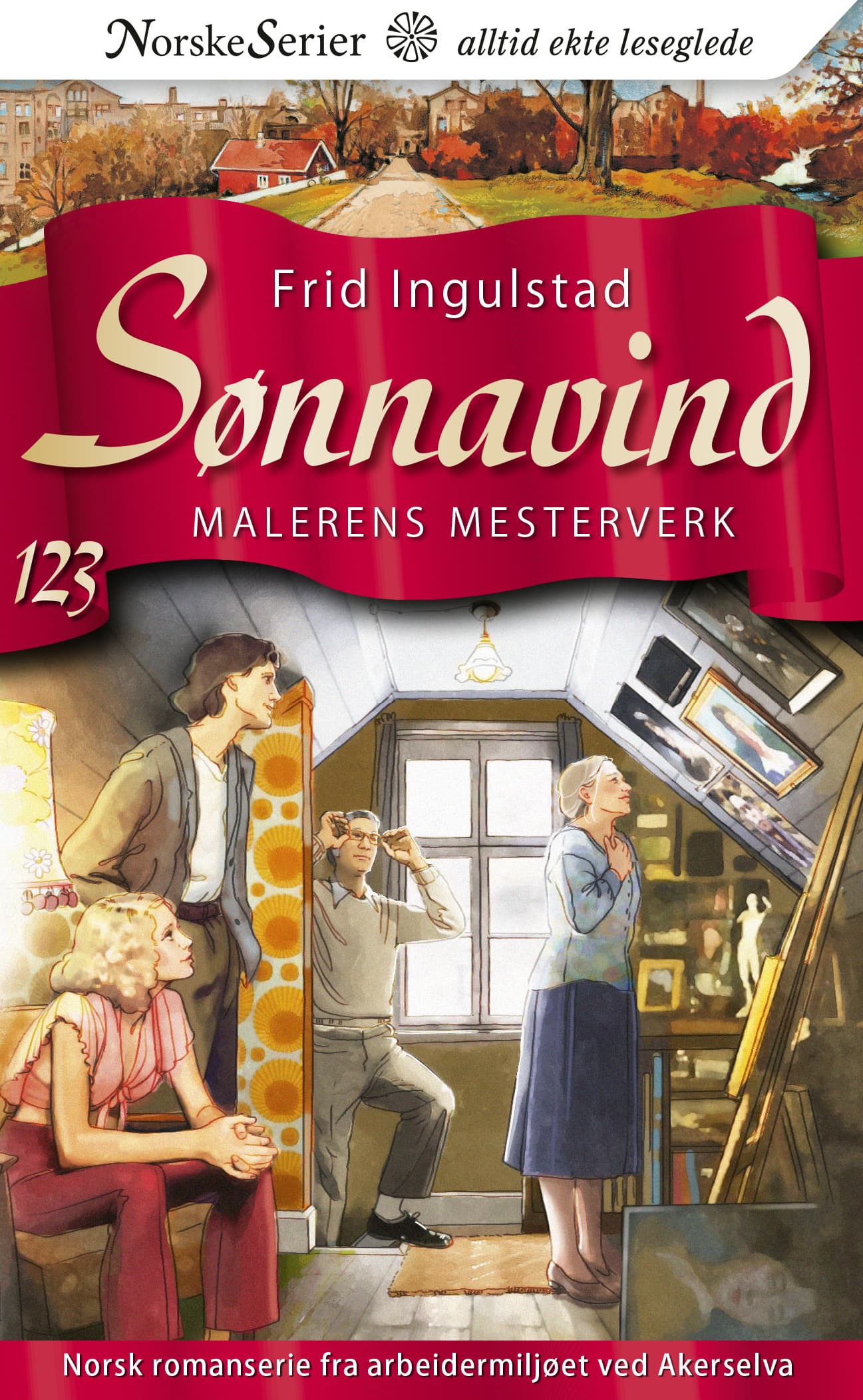 Omslag Malerens mesterverk av Frid Ingulstad (Heftet)